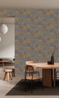 Antibes Flora Dark Teak & German Grey AN28272