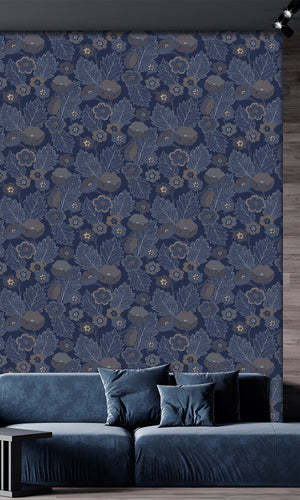 Antibes Flora Gibraltar Blue & Montecito AN28273