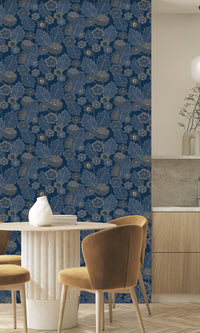 Antibes Flora Gibraltar Blue & Montecito AN28273
