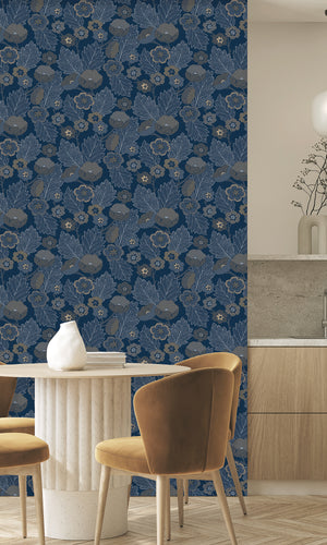 Antibes Flora Gibraltar Blue & Montecito AN28273