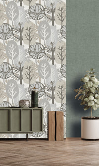 Antibes Nature Forest  Willow Springs & Bearsuit Grey AN28280