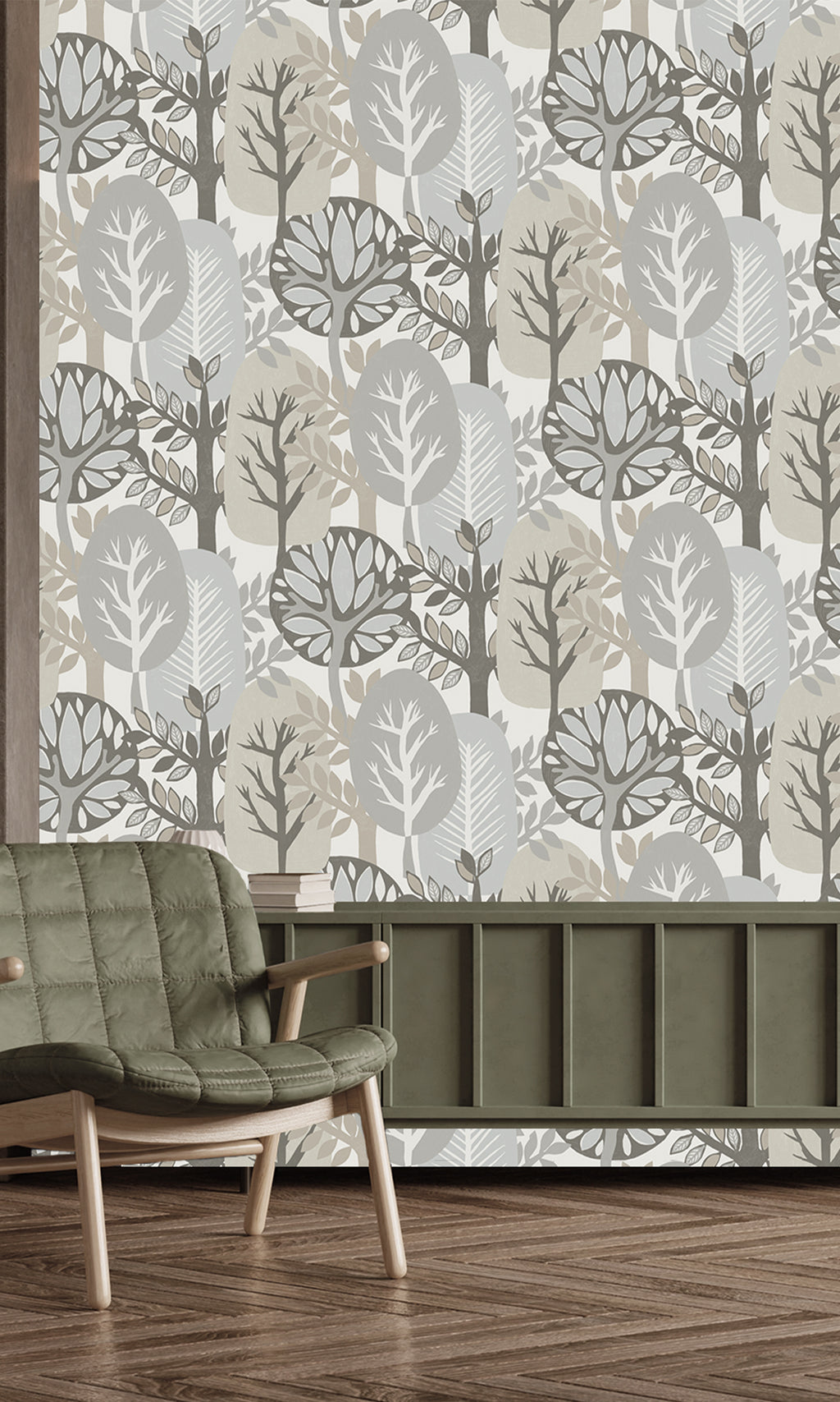 Antibes Nature Forest  Willow Springs & Bearsuit Grey AN28280