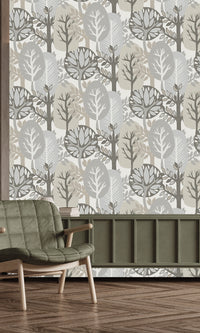 Antibes Nature Forest  Willow Springs & Bearsuit Grey AN28280