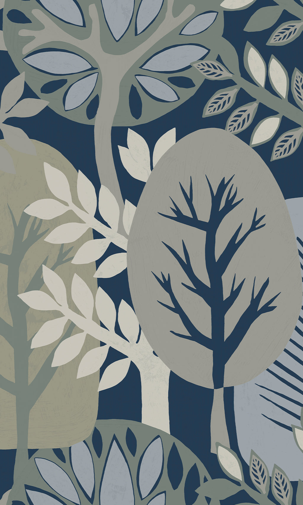 Antibes Nature Forest  Dily Blue & Lemon Grass AN28284