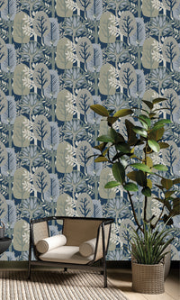 Antibes Nature Forest  Dily Blue & Lemon Grass AN28284