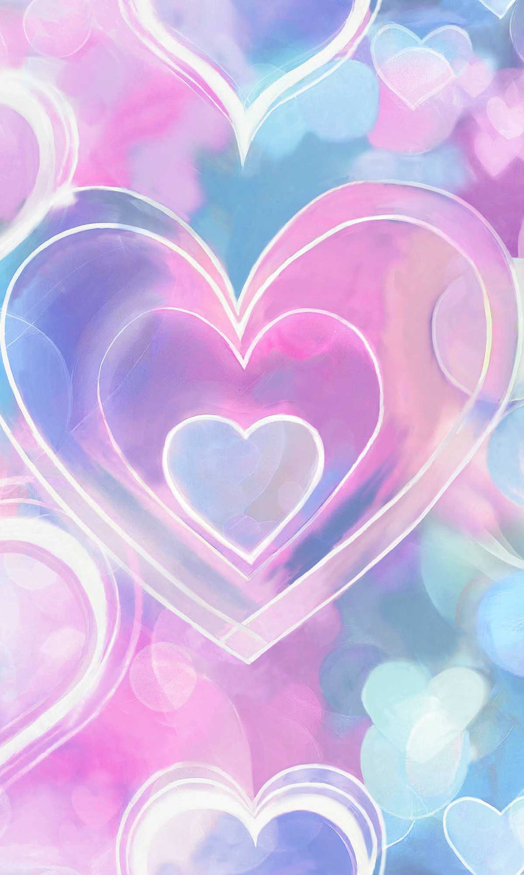 Adventure Awaits Neon Hearts Pink/Blue 13785