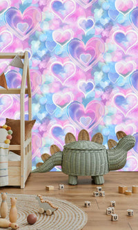 Adventure Awaits Neon Hearts Pink/Blue 13785