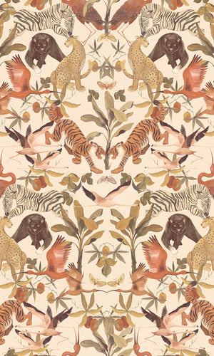 Designer Walls Cream Magic Animals DW2000