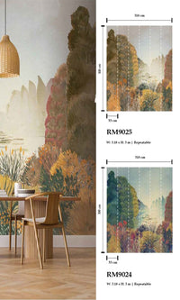 Designer Walls Multicolor Nature Landscape DW2022