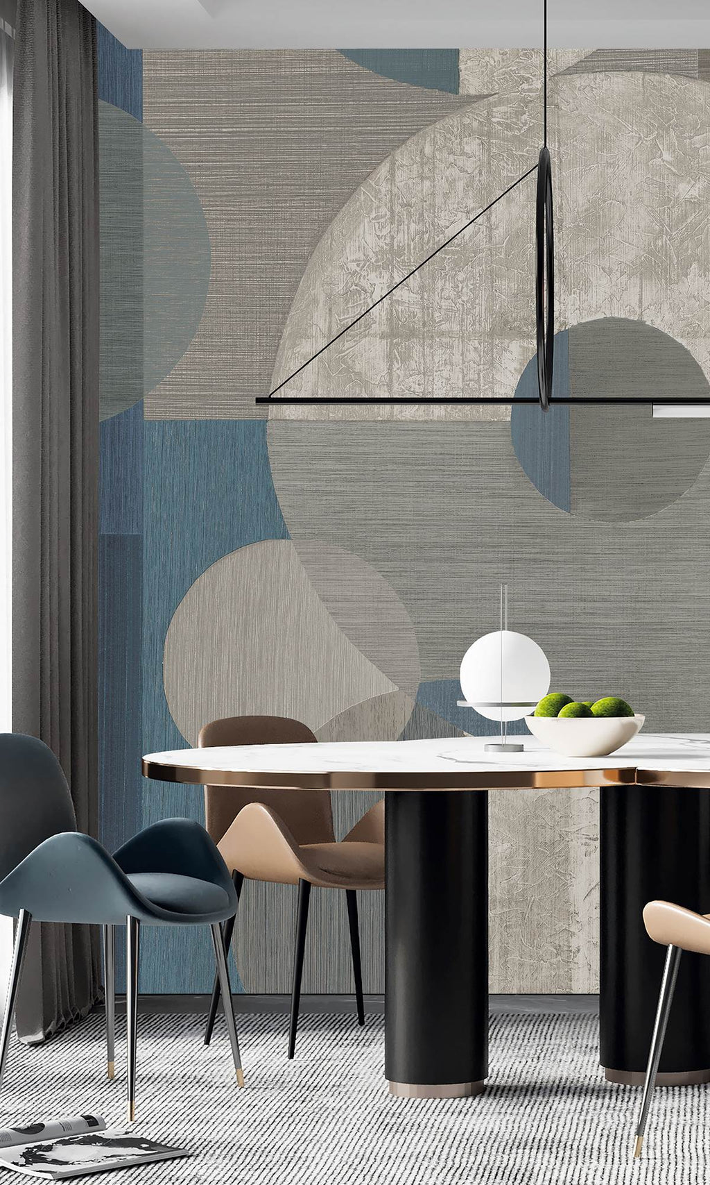 Imani Amber Orion Blue & Grey Porcelain IMD28143