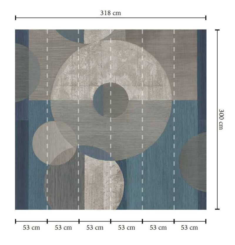 Imani Amber Orion Blue & Grey Porcelain IMD28143