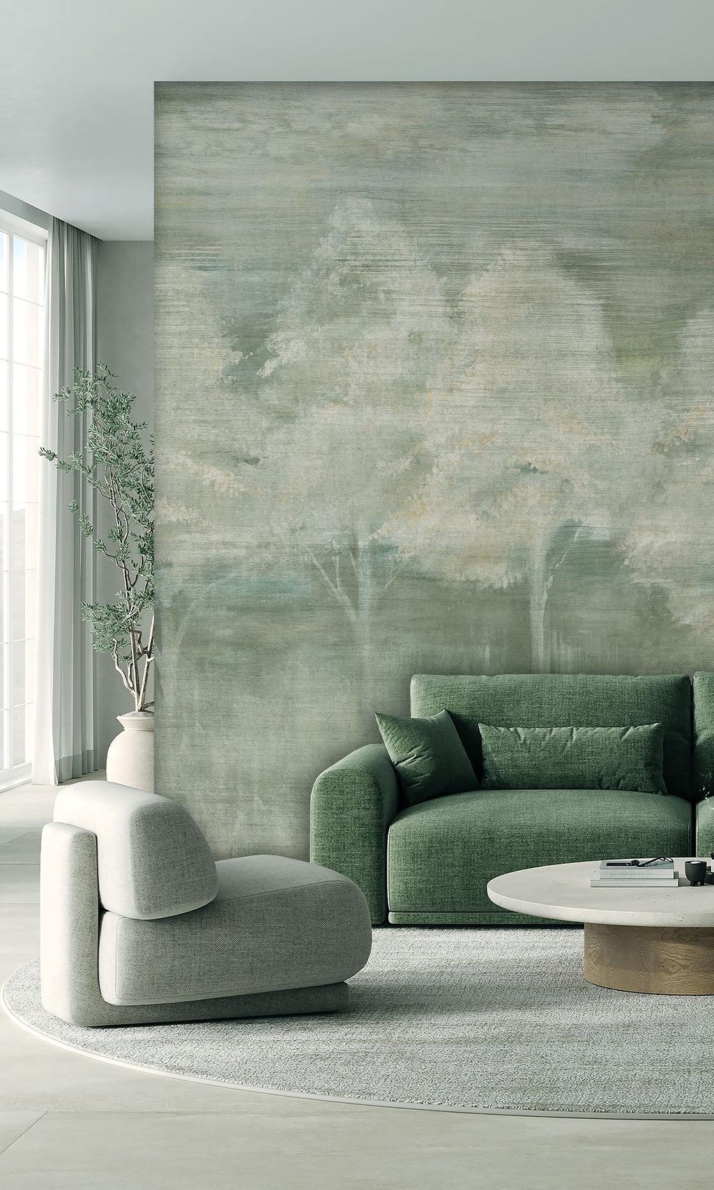 Serenity Environment Iceberg Green & Bauhaus Tan SYD27592