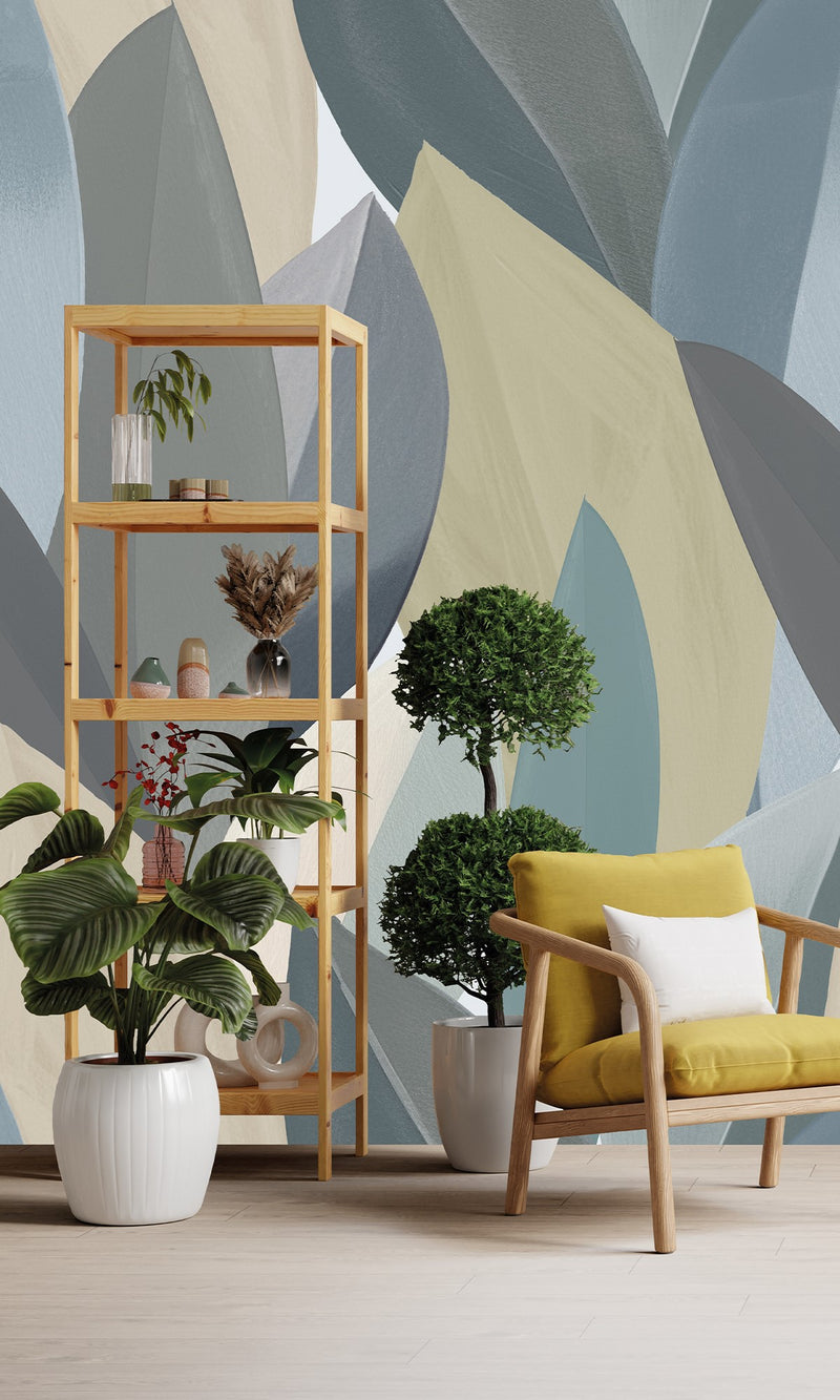 Serenity Foliage Periglacial Blue & Horizon Grey SYD27595
