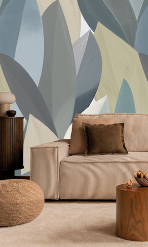 Serenity Foliage Periglacial Blue & Horizon Grey SYD27595