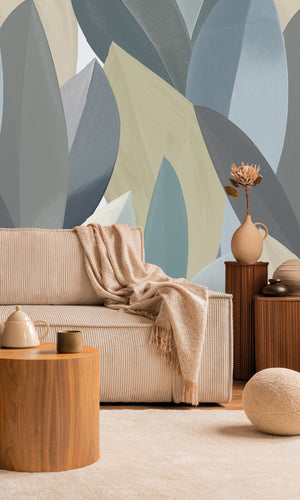 Serenity Foliage Periglacial Blue & Horizon Grey SYD27595