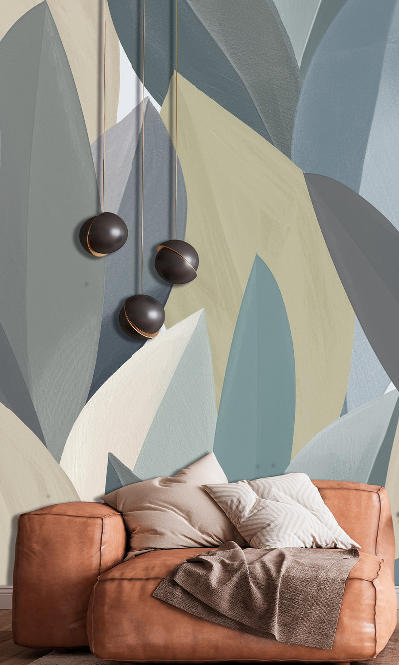 Serenity Foliage Periglacial Blue & Horizon Grey SYD27595
