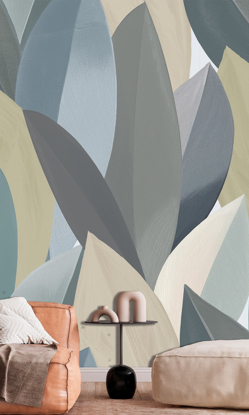 Serenity Foliage Periglacial Blue & Horizon Grey SYD27595