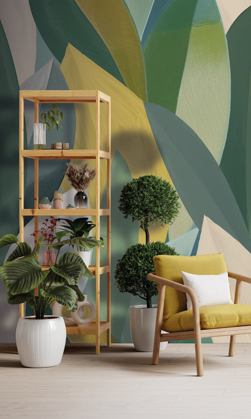 Serenity Foliage Moss Vale & Spanish Bistre SYD27596