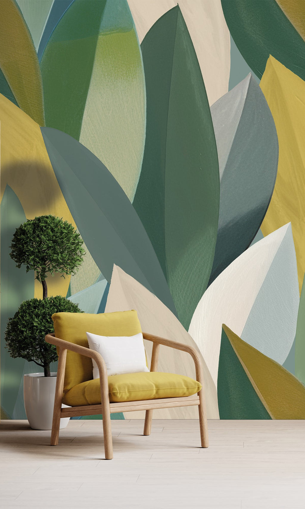 Serenity Foliage Moss Vale & Spanish Bistre SYD27596