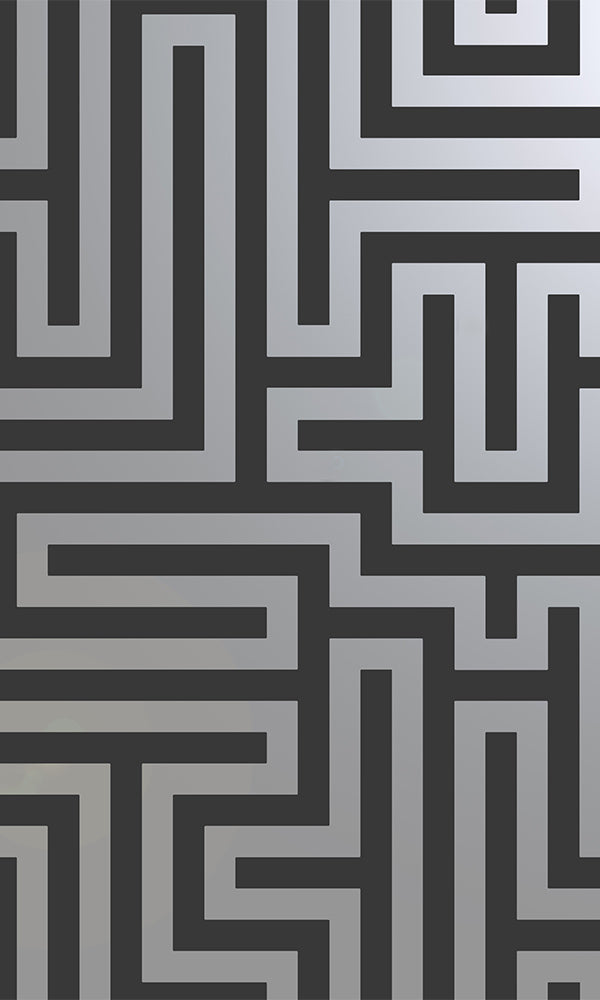 geometric maze wallpaper canada