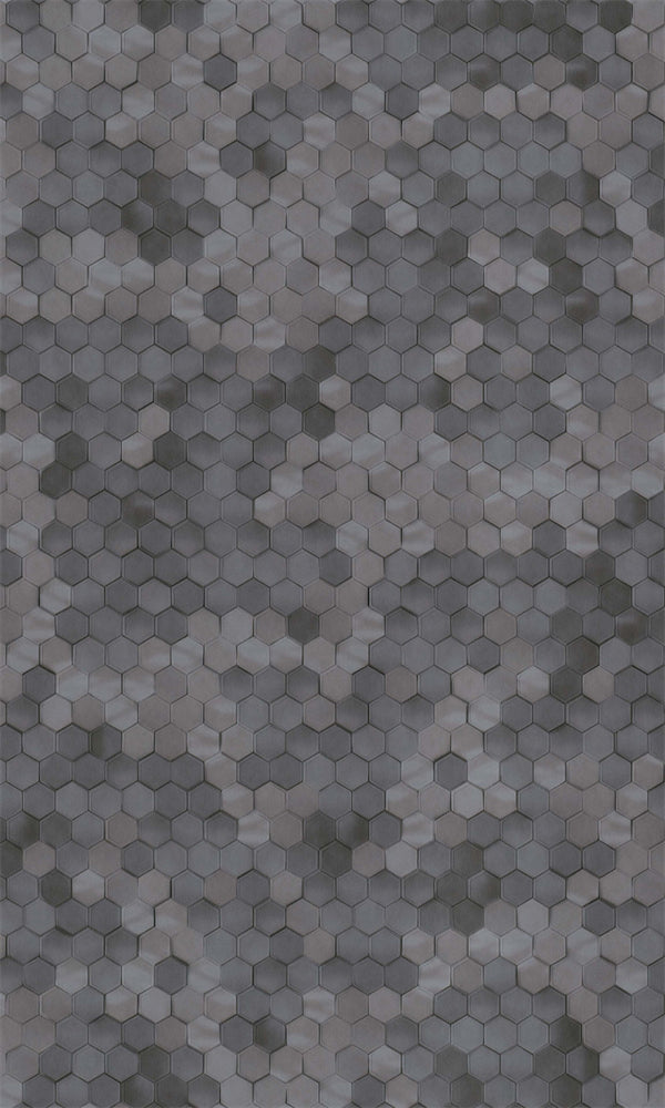 Dimension Dark Grey Shimmering Mosaic Tiles 219581