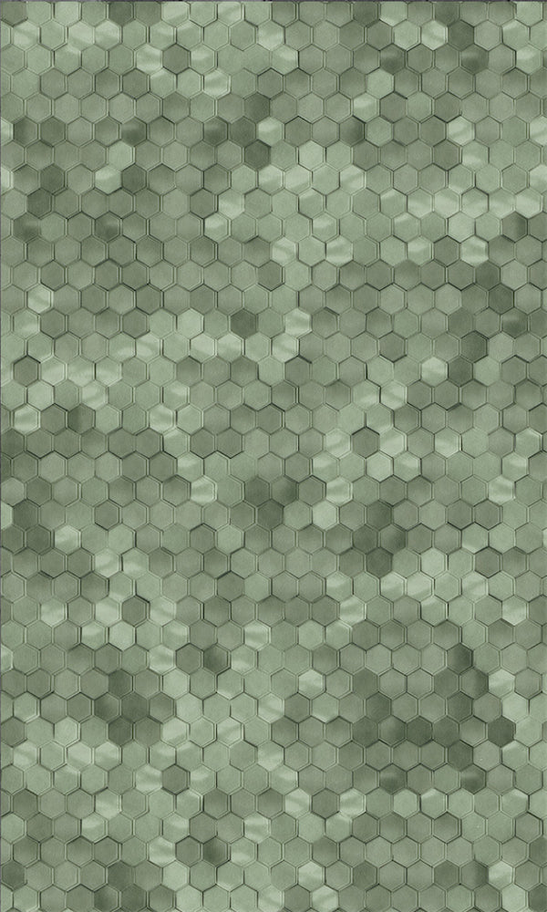Dimension Green Shimmering Mosaic Tiles 219586