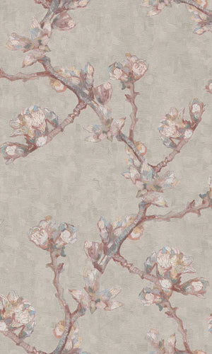 Van Gogh sprig of flowering almond wallpaper