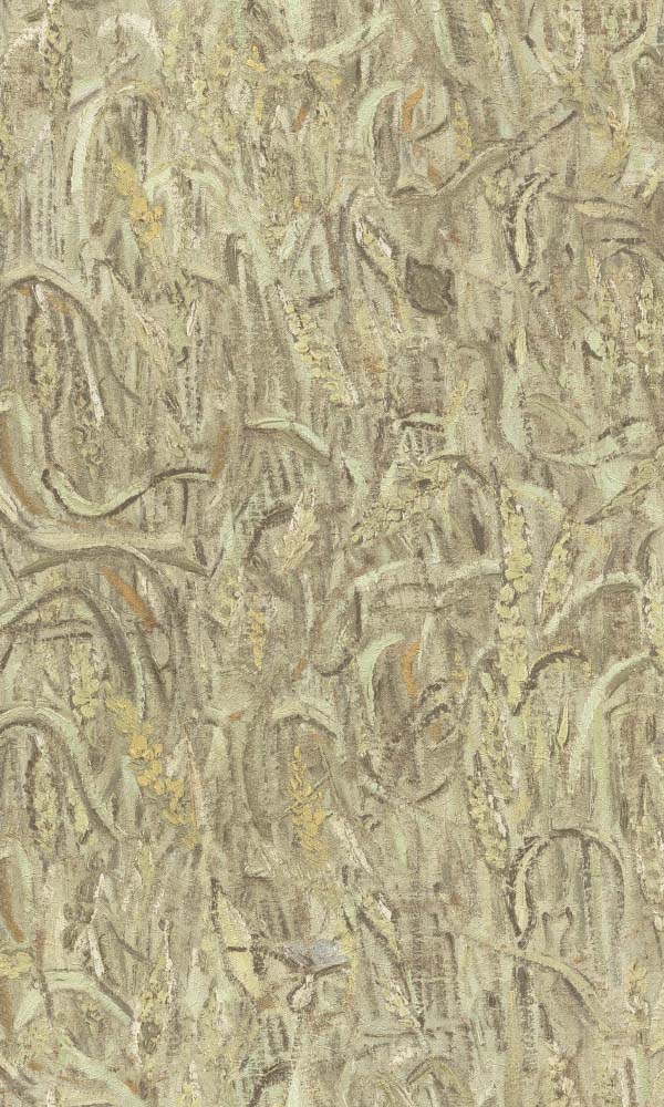 Van Gogh ears of wheat wallpaper