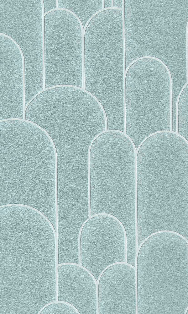 layered capsules geometric wallpaper