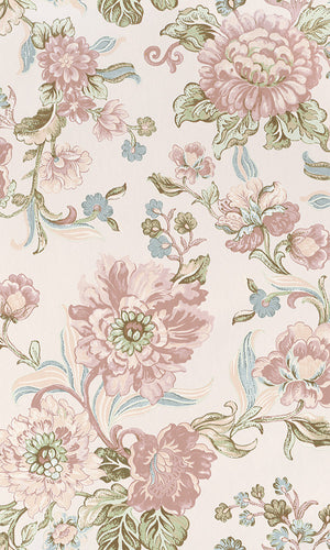 vintage bold floral wallpaper