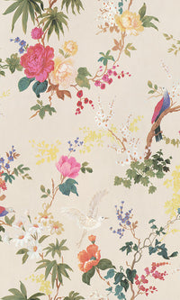 blooming floral wallpaper