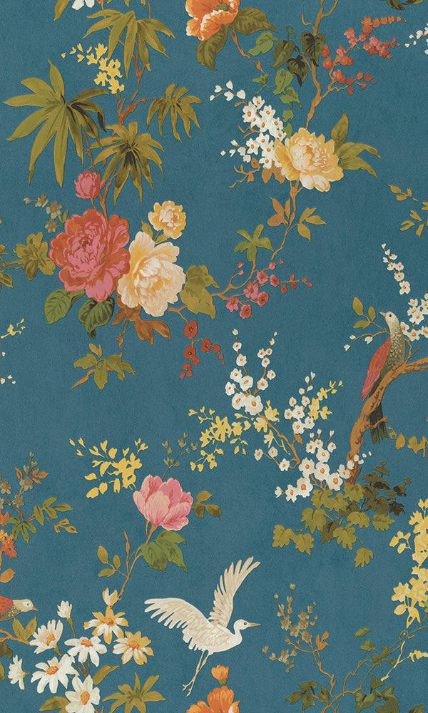 blooming floral wallpaper