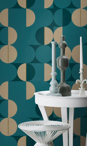 retro geometric wallpaper canada