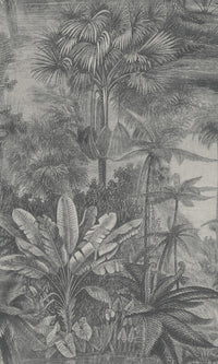 metallic tropical wallpaper canada
