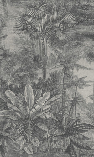 metallic tropical wallpaper canada