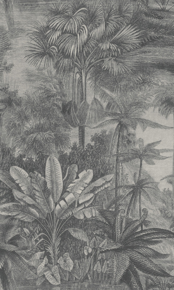 metallic tropical wallpaper canada