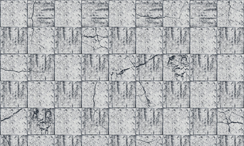 Windmill Avenue Broken Tiles Wallpaper 6332018