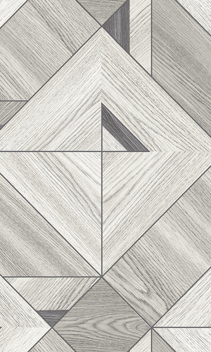 faux wooden diamonds geometric wallpaper