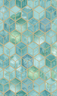 3 dimensional cubes geometric wallpaper