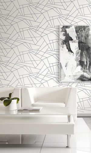 sharp linework geometric wallpaper