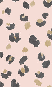 scandinavian leopard print wallpaper