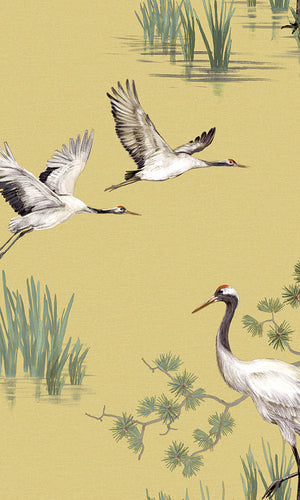 cranes wallpaper
