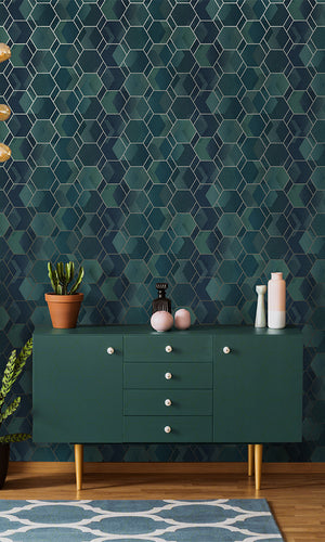 geometric living room wallpaper canada