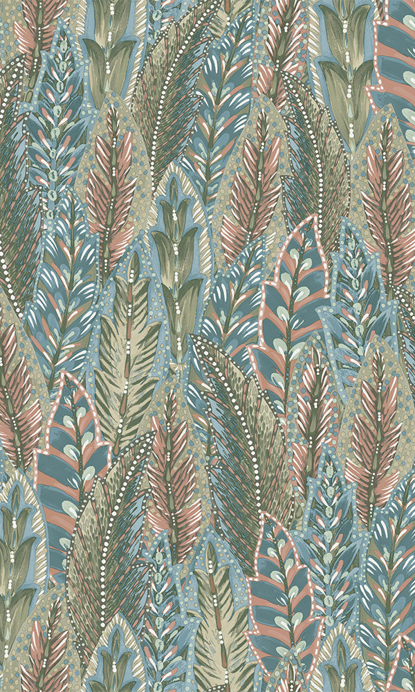 whimsical feathers wallpaper canada