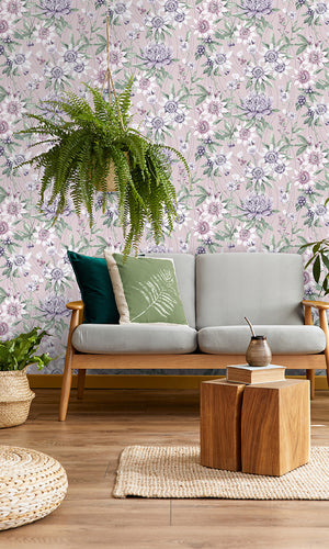 floral living room wallpaper canada