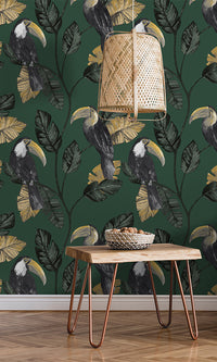 tropical living room wallpaper canada