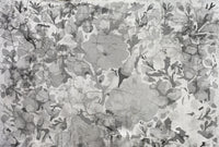 cracked floral wallpaper