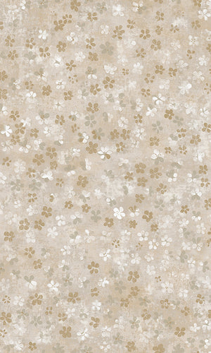 metallic floral wallpaper