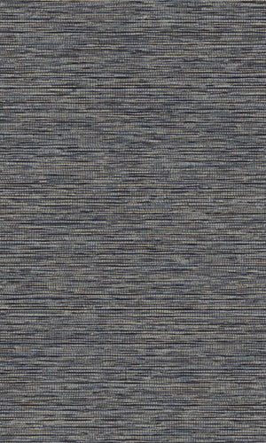 Perla Jomon Grasscloth Navy Blue NHW1011