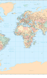 World Maps Classroom World Map Wallpaper MAP758002